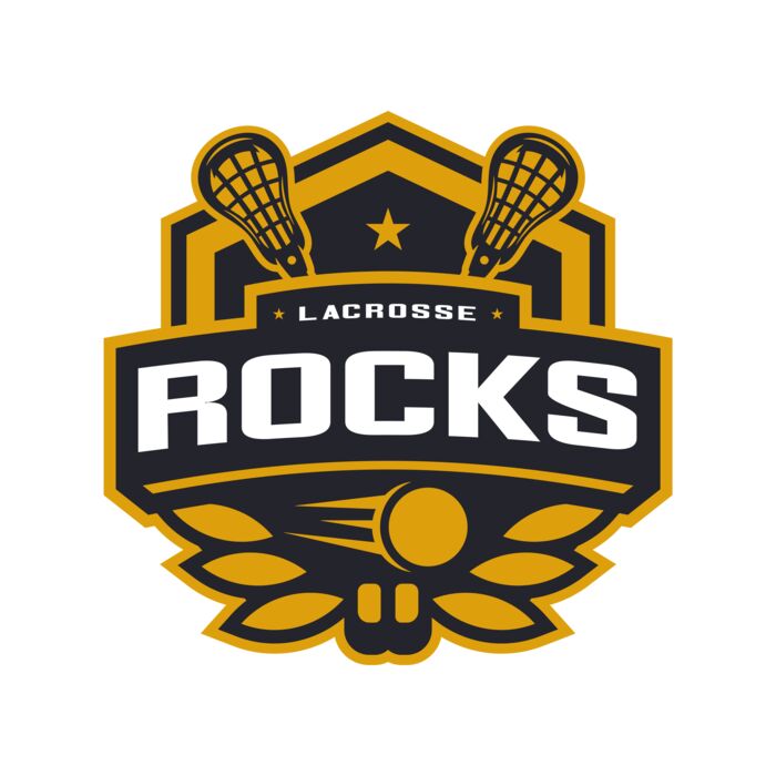 Rocks Lacrosse Logo Template Thumbnail