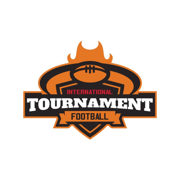 Tournament International Football logo template Thumbnail