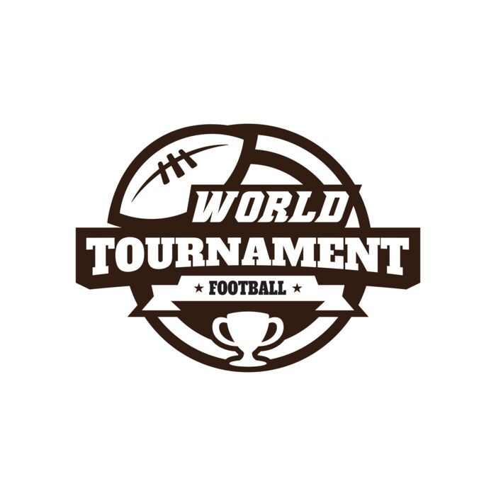 World Tournament Football logo template Thumbnail