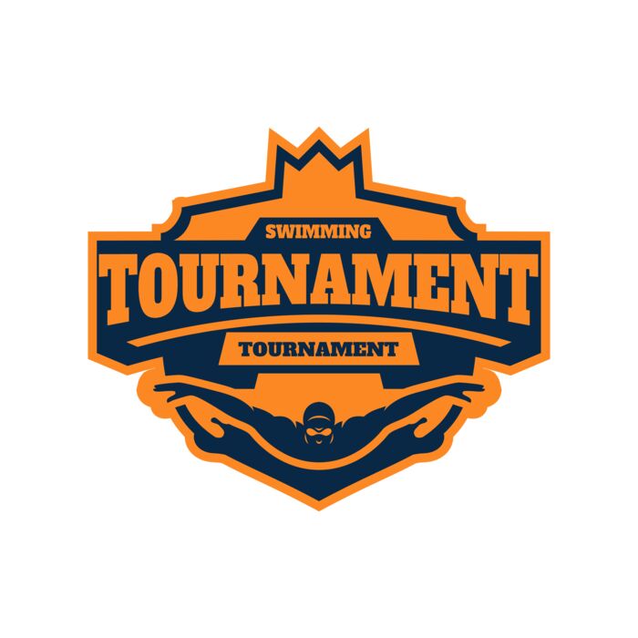 Swimming Tournament logo template Thumbnail