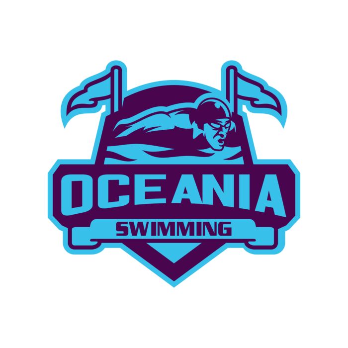 Oceania Swimming logo template Thumbnail