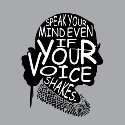 Speak Your Mind Ruth - Bella Unisex CVC Jersey Tee Design