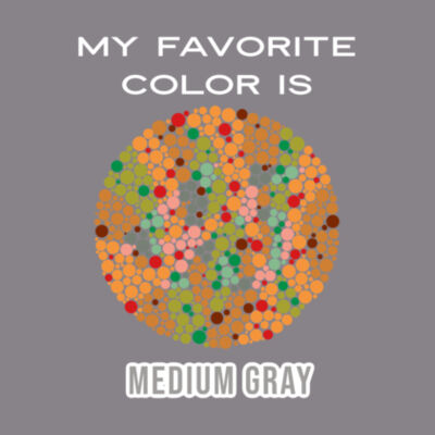 My Favorite Color - Bella Unisex CVC Jersey Tee Design