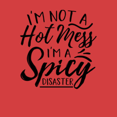 Spicy Disaster 2 - Bella Unisex CVC Jersey Tee Design