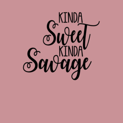 Kinda Sweet Kinda Savage - Bella Unisex CVC Jersey Tee Design
