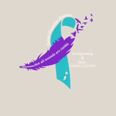 Suicide Prevention Awareness - Bella Unisex CVC Jersey Tee Design