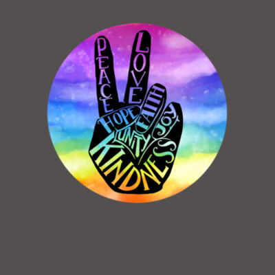 Peace Love Kindness - Bella Unisex CVC Jersey Tee Design