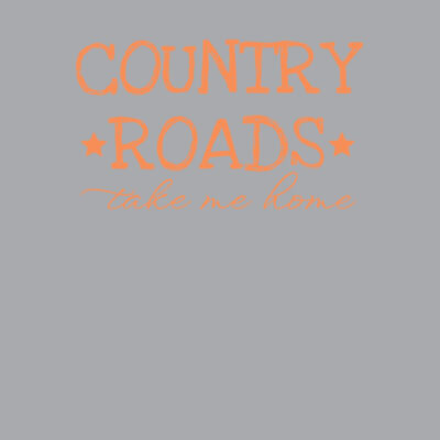 Country Roads - Bella Unisex CVC Jersey Tee Design