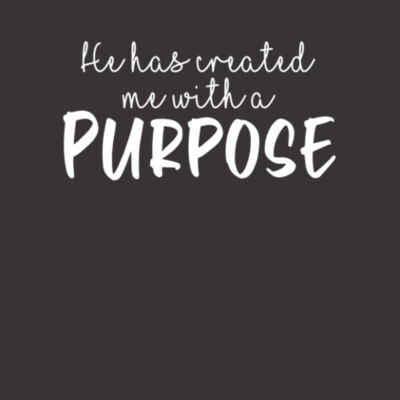 Created With A Purpose - Bella Unisex CVC Jersey Tee Design