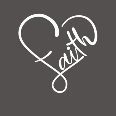Faith Heart - Bella Unisex CVC Jersey Tee Design