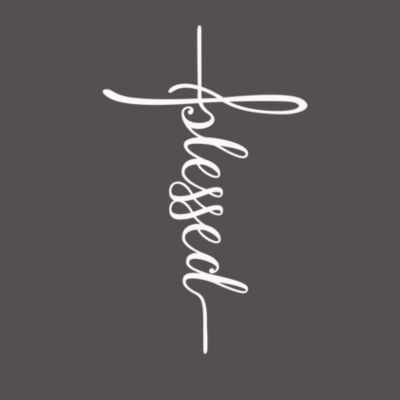 Blessed Cross - Bella Unisex CVC Jersey Tee Design