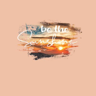 Be the Sunshine - Bella Unisex CVC Jersey Tee Design