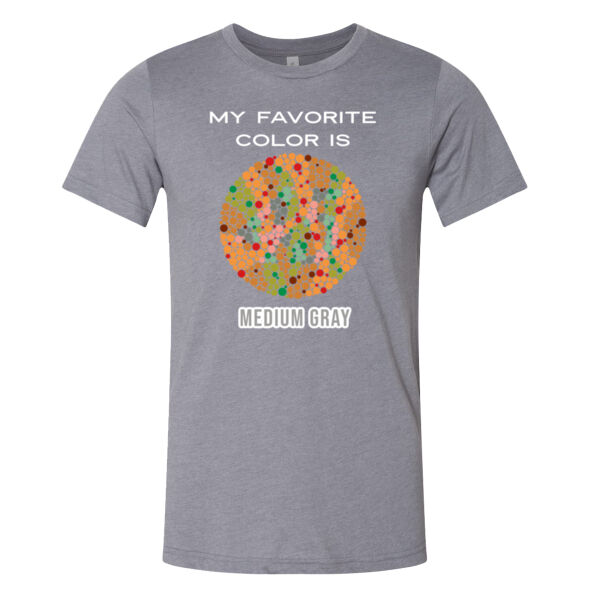 My Favorite Color - Bella Unisex CVC Jersey Tee Thumbnail
