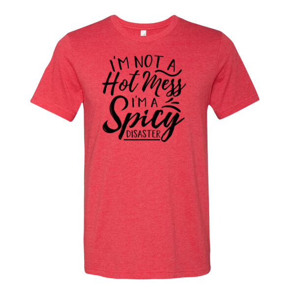 Spicy Disaster 2 - Bella Unisex CVC Jersey Tee Thumbnail
