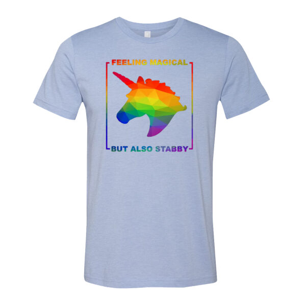 Feeling Magical but Stabby - Bella Unisex CVC Jersey Tee Thumbnail