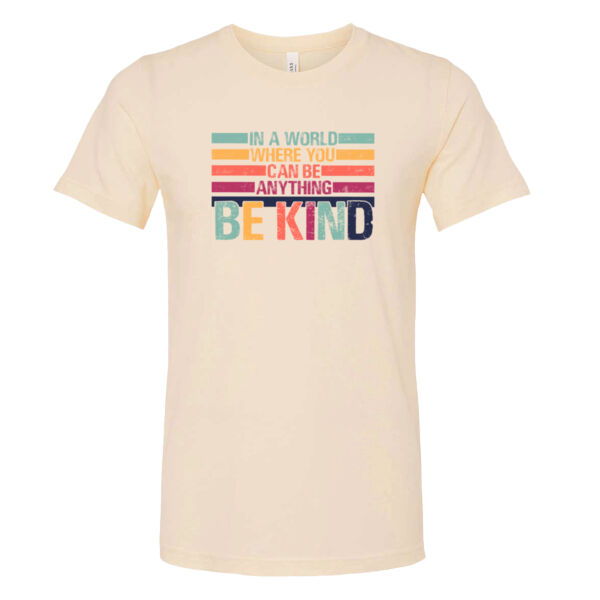 Be Anything, Be Kind - Bella Unisex CVC Jersey Tee Thumbnail
