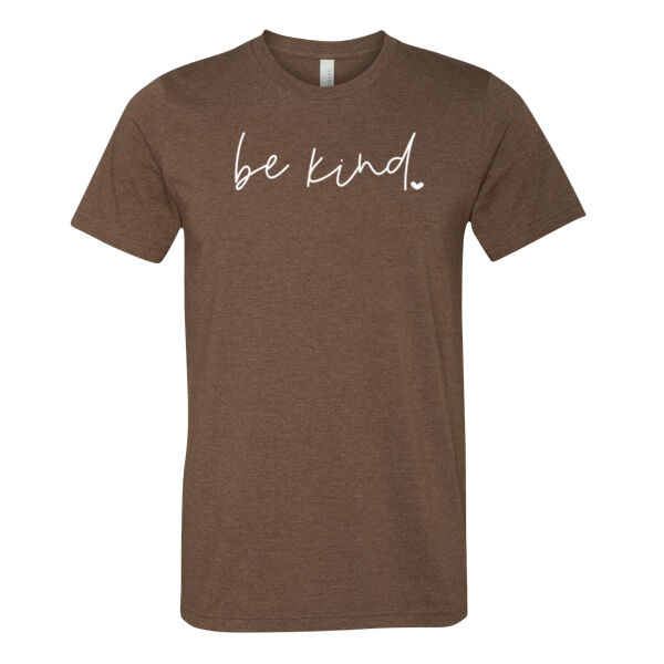 Be Kind Cursive - Bella Unisex CVC Jersey Tee Thumbnail