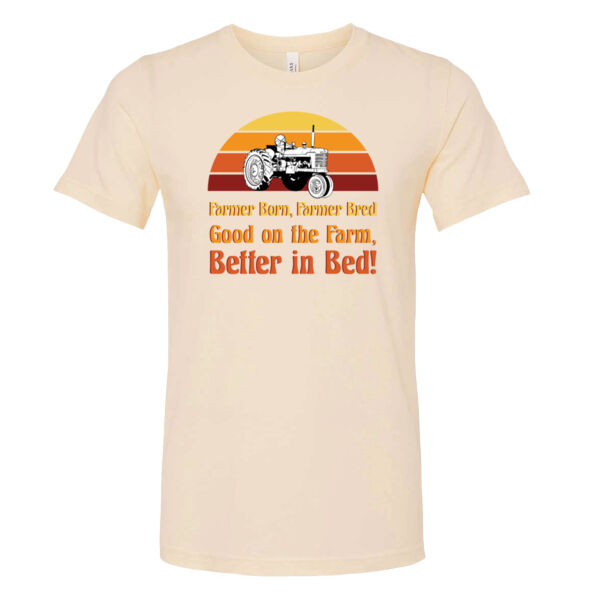 Farmer Born, Farmer Bred - Bella Unisex CVC Jersey Tee Thumbnail