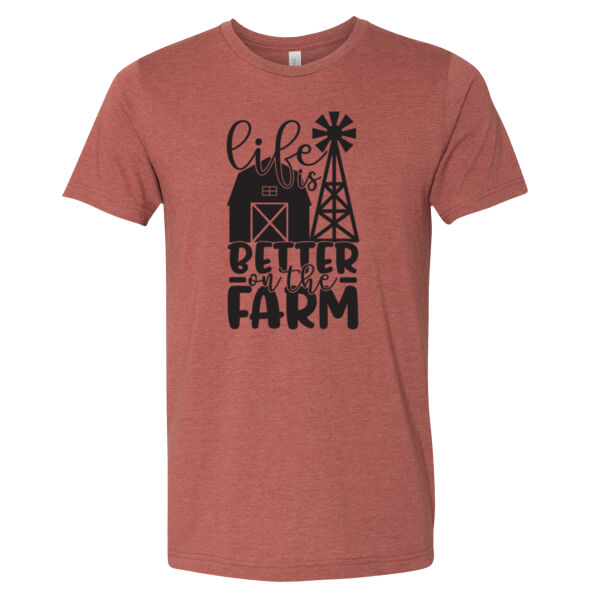 Better on the Farm - Bella Unisex CVC Jersey Tee Thumbnail