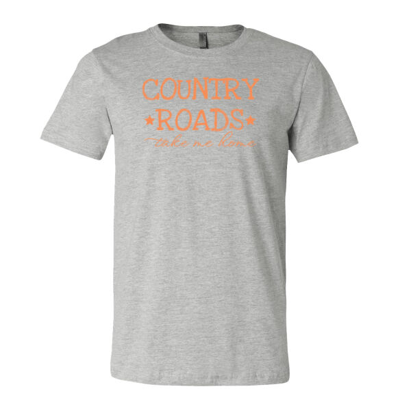 Country Roads - Bella Unisex CVC Jersey Tee Thumbnail