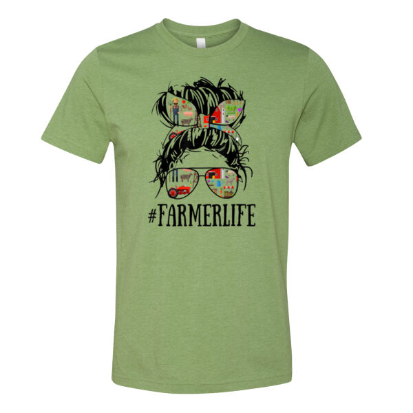 #farmerlife - Bella Unisex CVC Jersey Tee Thumbnail