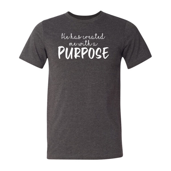 Created With A Purpose - Bella Unisex CVC Jersey Tee Thumbnail