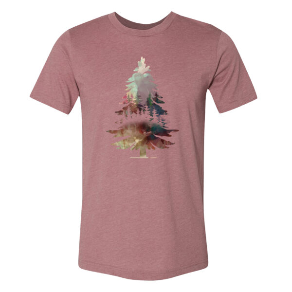 Forest Art Graphic - Bella Unisex CVC Jersey Tee Thumbnail