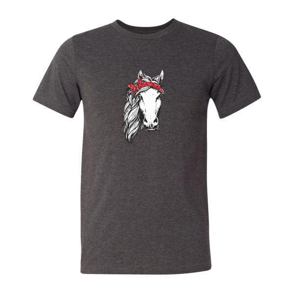 Bandana Horse - Bella Unisex CVC Jersey Tee Thumbnail