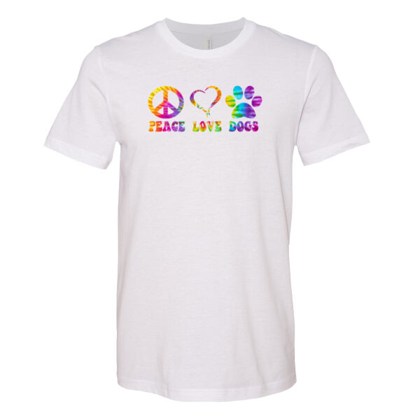 Peace Love Dogs - Bella Unisex CVC Jersey Tee Thumbnail