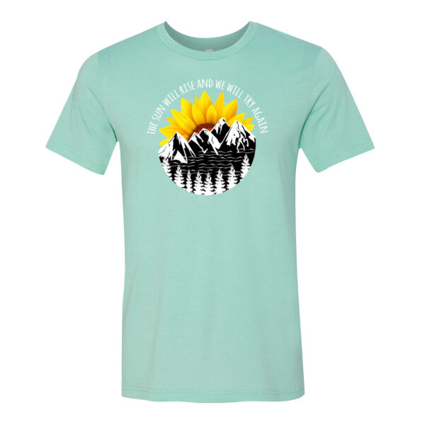 The Sun will Rise - Bella Unisex CVC Jersey Tee Thumbnail