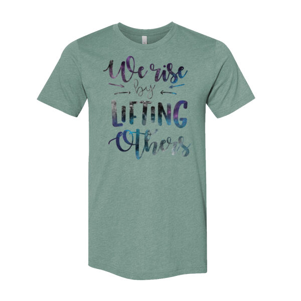 We Rise by Lifting Others - Bella Unisex CVC Jersey Tee Thumbnail