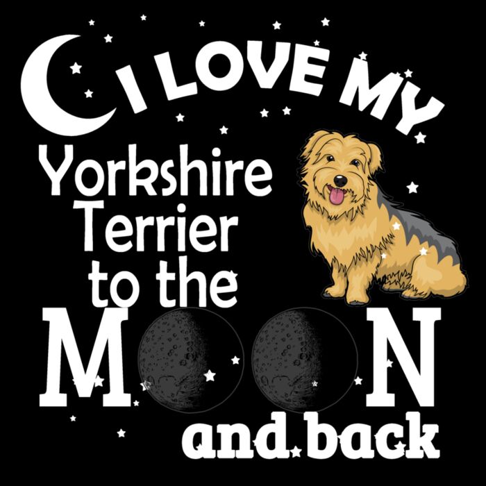 05 i love my Yorkshire Terrier  White Thumbnail
