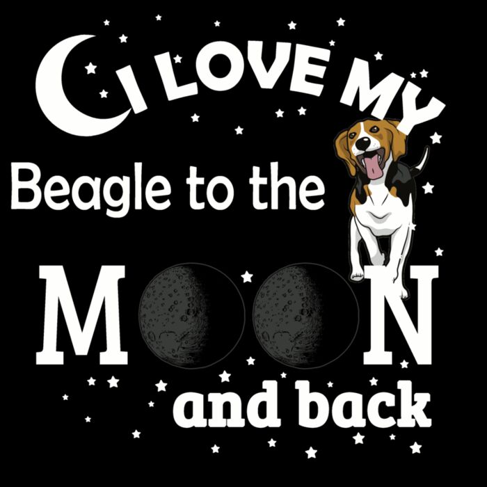 05 i love my Beagle white Thumbnail