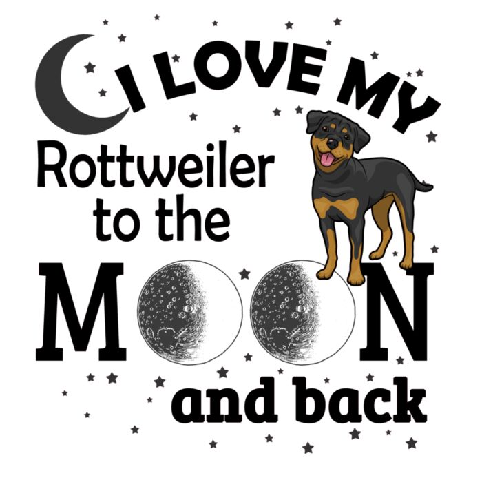 05 i love my Rottweil  black Thumbnail