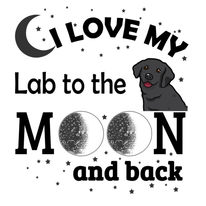 05 i love my Lab Black Thumbnail