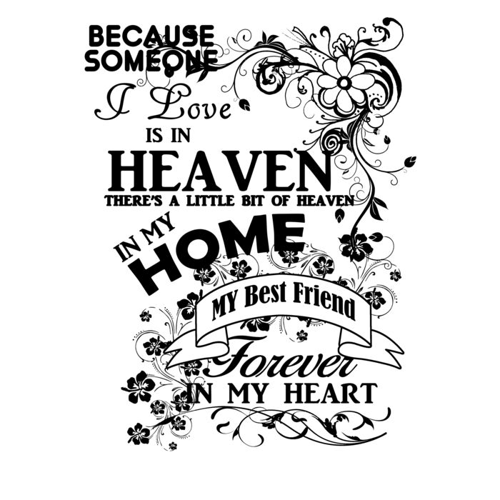 04 Best Friend heaven in my home black Thumbnail