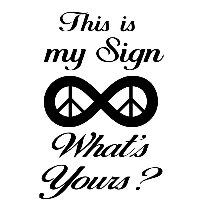 This is My Sign infinity black Thumbnail
