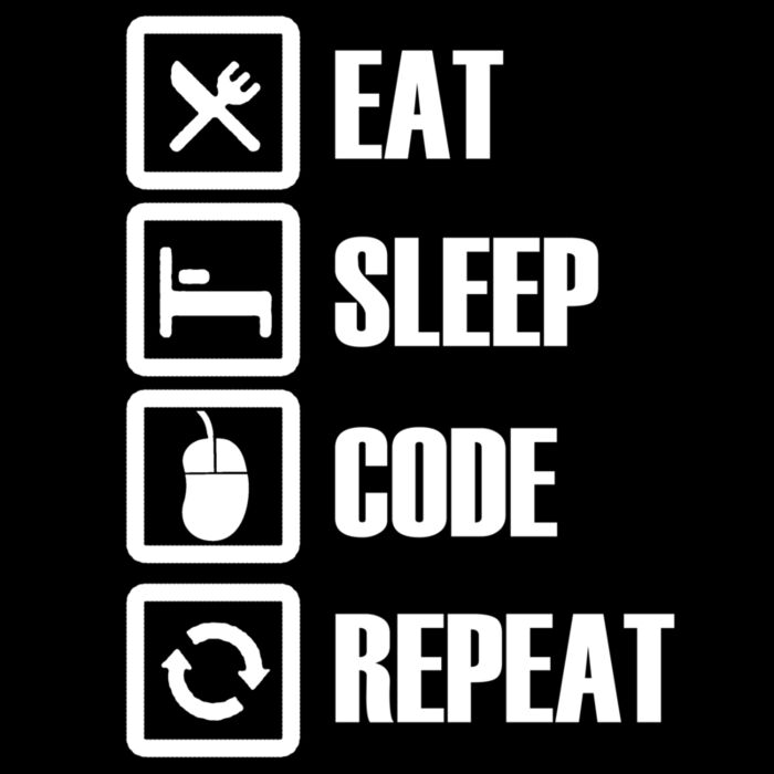 01 eat sleep code repeat copy Thumbnail