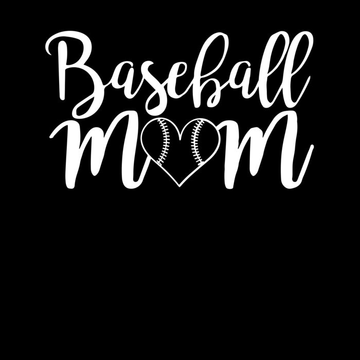 Baseball Mom Crew Neck T Shirt Thumbnail