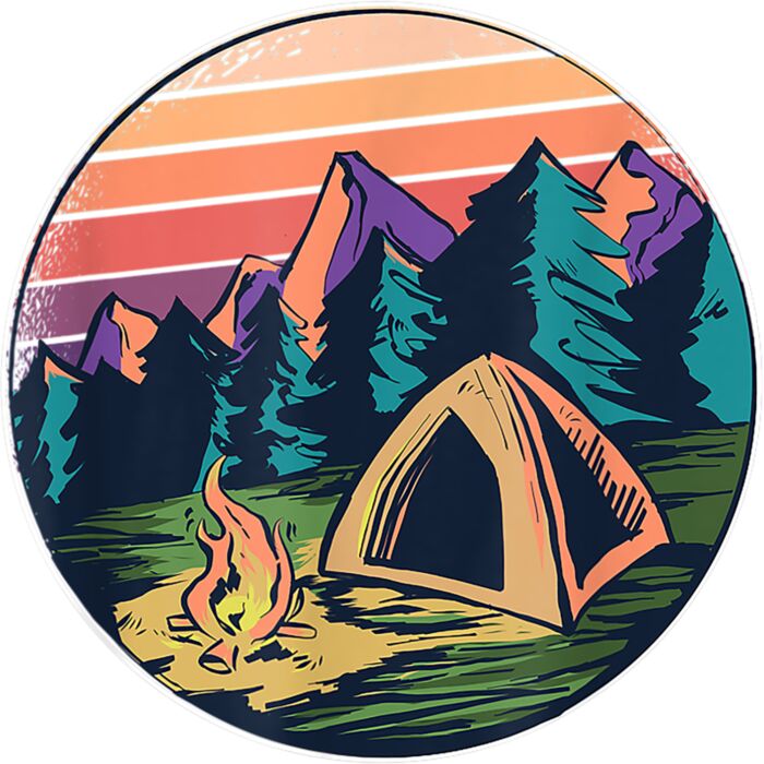 OUTDOOR Camping Camper T Shirt Thumbnail