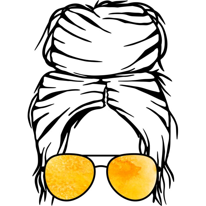 CF   Messy bun Watercolor  10  Thumbnail