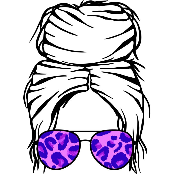 CF   Messy bun Leopard  6  Thumbnail