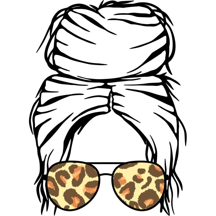 CF   Messy bun Leopard  2  Thumbnail