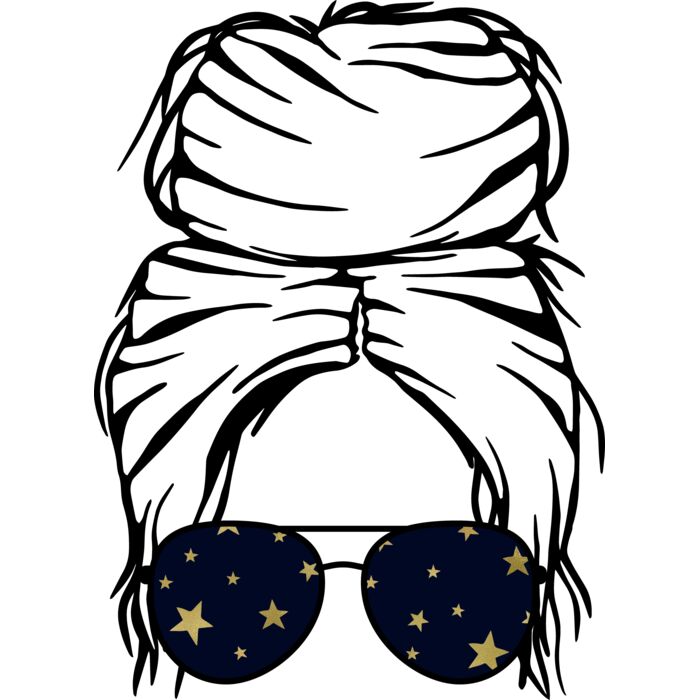 CF   Messy bun Stars  3  Thumbnail