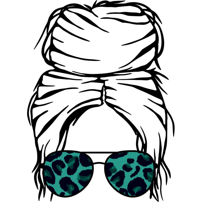 CF   Messy bun Leopard  10  Thumbnail