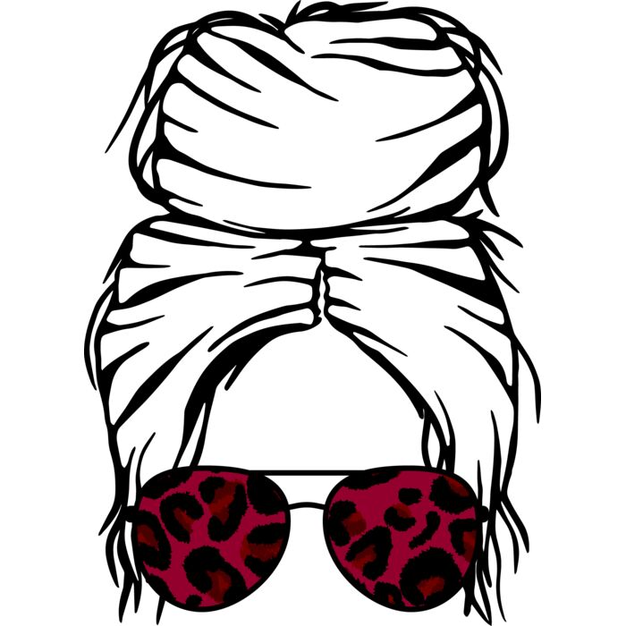 CF   Messy bun Leopard  9  Thumbnail