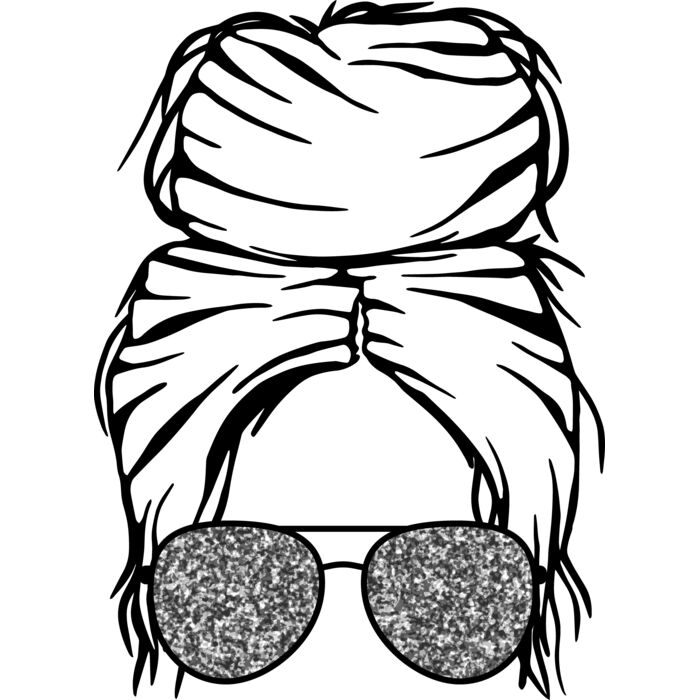 CF   Messy bun Glitter  2  Thumbnail