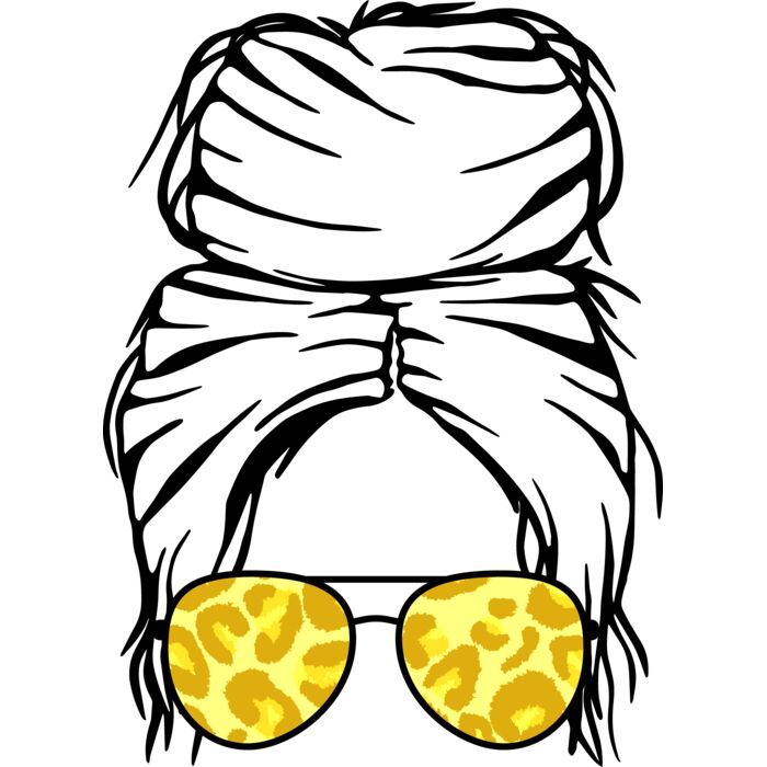 CF   Messy bun Leopard  5  Thumbnail