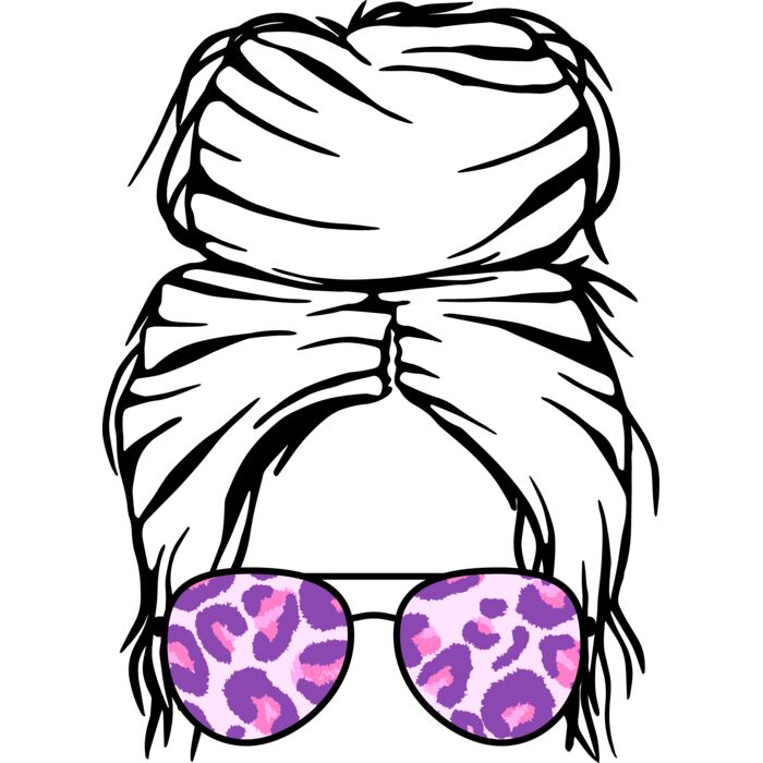 CF   Messy bun Leopard  4  Thumbnail