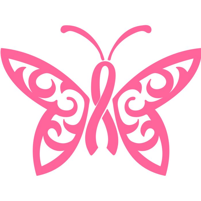 Butterfly cancer ribbon Thumbnail